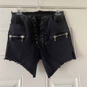 Ben Taverniti Unravel Project Lace Up Shorts 27